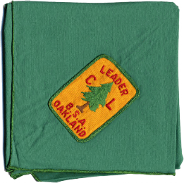 Camp Loomer Leaders neckerchief, c 1960